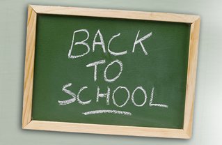 back to school back-to-school-green-blackboard-photo