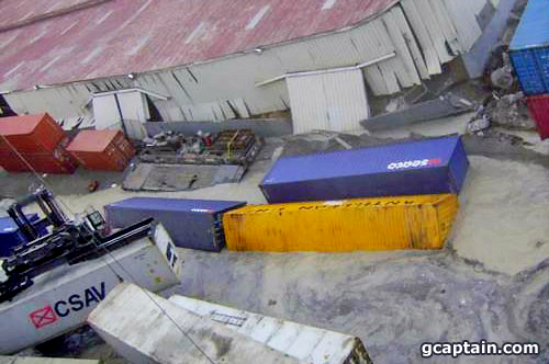 MARAD-Haiti-port2 Haiti Port Au Prince Truck and Container Damage